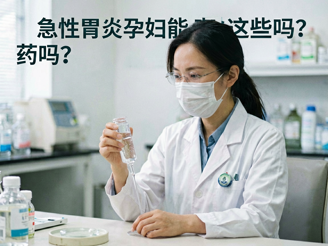 急性胃炎孕妇能吃这些药吗?胃康堂专家为您解答用药安全